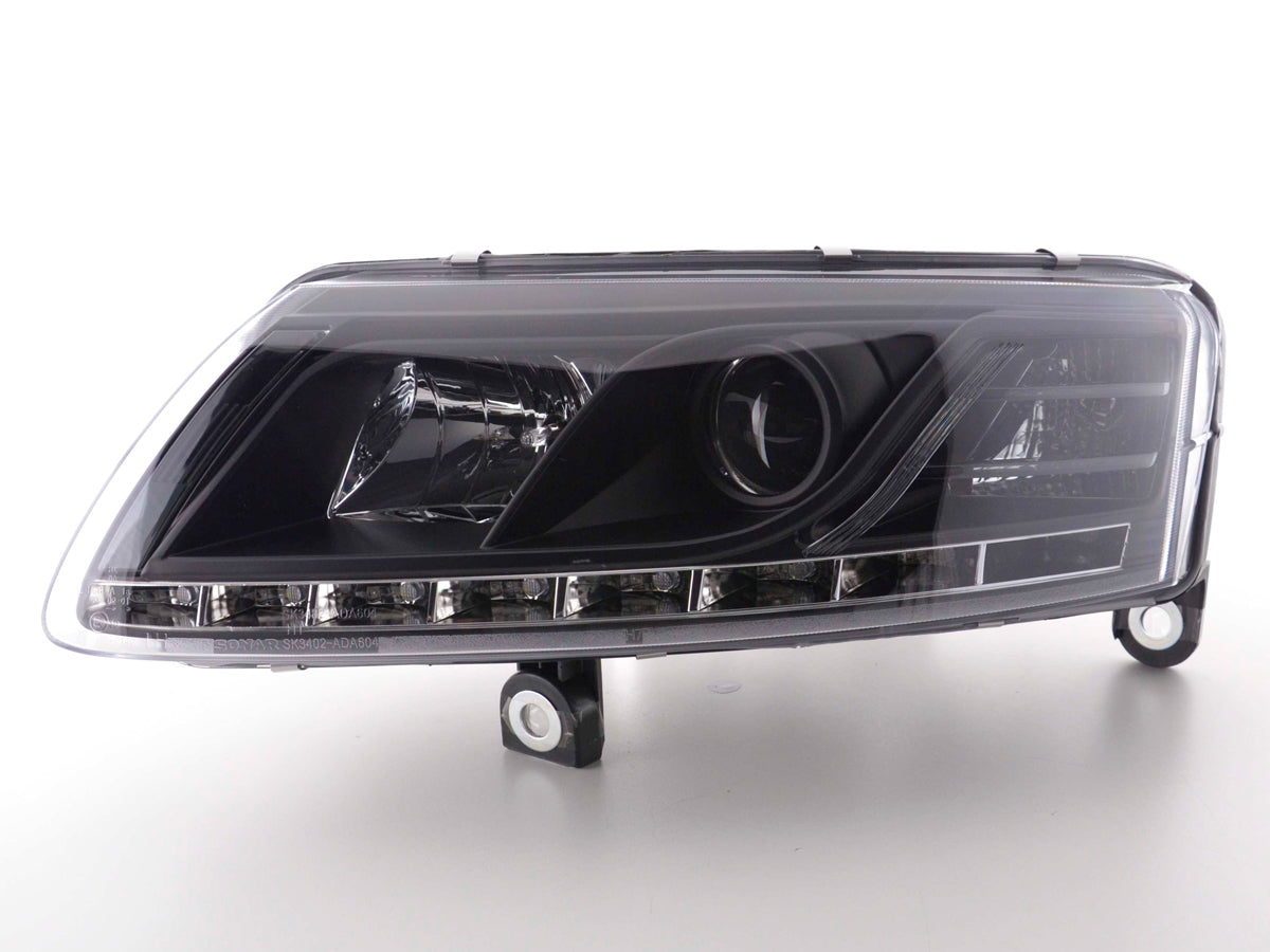 Scheinwerfer Set Daylight LED Tagfahrlicht Audi A4 Typ 8E 04-08 chrom Scheinwerfer Set Daylight LED Tagfahrlicht Audi A4 Typ 8E 04-08 chrom